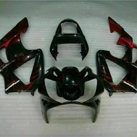 MS Injection Mold Fairing Black Set Fit for ABS Honda CBR929RR 2000-2001 u007