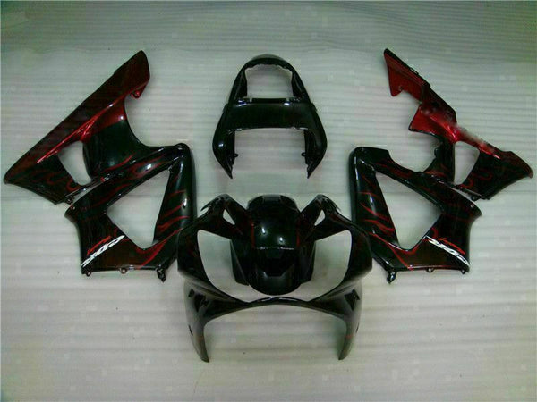 MS Injection Mold Fairing Black Set Fit for ABS Honda CBR929RR 2000-2001 u007