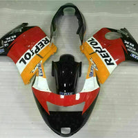 MS Injection Orange Black Fairing ABS Fit for Honda 1996-2007 CBR1100XX u027