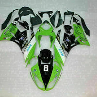 MSA Injection Fairing Fit for  2009-2012 ZX6R Plastic With Seat Cowls t021-T