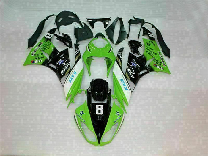 MSA Injection Fairing Fit for  2009-2012 ZX6R Plastic With Seat Cowls t021-T