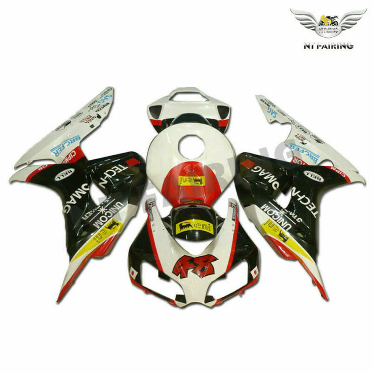 NT Fairing Fit for Honda 2006-2007 CBR1000RR U062- White Black | ABS Injection