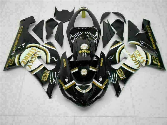 Fit for  Ninja 2005-2006 ZX6R 636 Black New Injection Fairing Kit N043