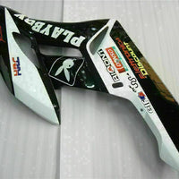 MS Injection Fairing Black White Fit for ABS Honda CBR1000RR 2004-2005 u038