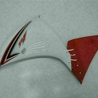 MSB Injection White Red Plastic Fairing Kit Fit for Yamaha YZF R1 2009-2011 j003