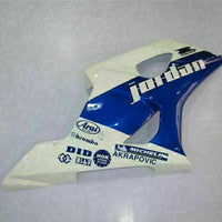 MS Injection New White Blue ABS Fairing Fit for  2003-2004 GSXR 1000 q029