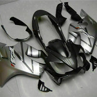 MS Injection Silver Black Fairing Kit Fit for Honda 2004-2007 CBR600 F4I u027