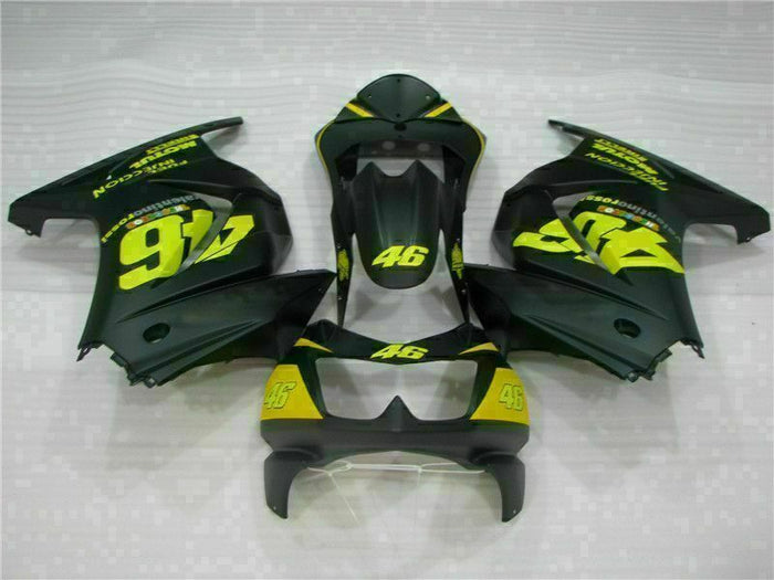 MS Fit for  2008-2012 EX250 250R Plastic Black Injection Fairing t034-T