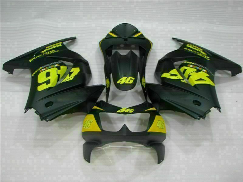 NT Fairing Fit for Kawasaki 2008-2012 EX250 T034- 250r Black | ABS Injection