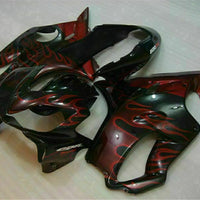 MS Injection Mold Red Flame Fairing Kit Fit for Honda 2004-2007 CBR600 F4I u004