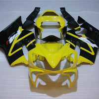 MSA Injection Mold Yellow Fairing Kit Fit for Honda 2001-2003 CBR600 F4I TH e046