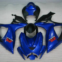 MSB Injection Blue Plastic Fairing Fit for  2006 2007 GSXR 600 750 b021