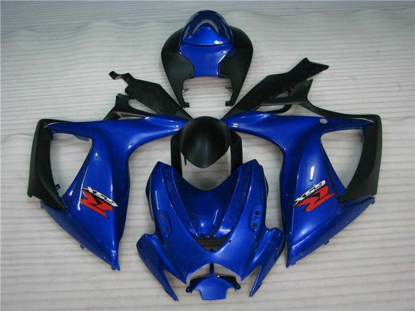 MSB Injection Blue Plastic Fairing Fit for  2006 2007 GSXR 600 750 b021