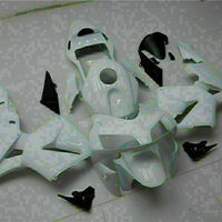 MSA Injection Mold White Fairing Set Fit for Honda 2003-2004 CBR600RR WTH v005