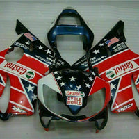 MS Injection Red White Fairing Plastic Fit for Honda 2001-2003 CBR600 F4I u025
