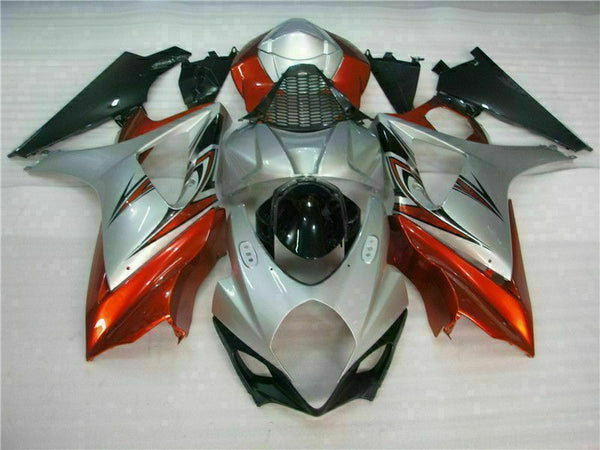 MS Injection Mold Brown Silver Fairing Fit for  2007-2008 GSXR 1000 q006
