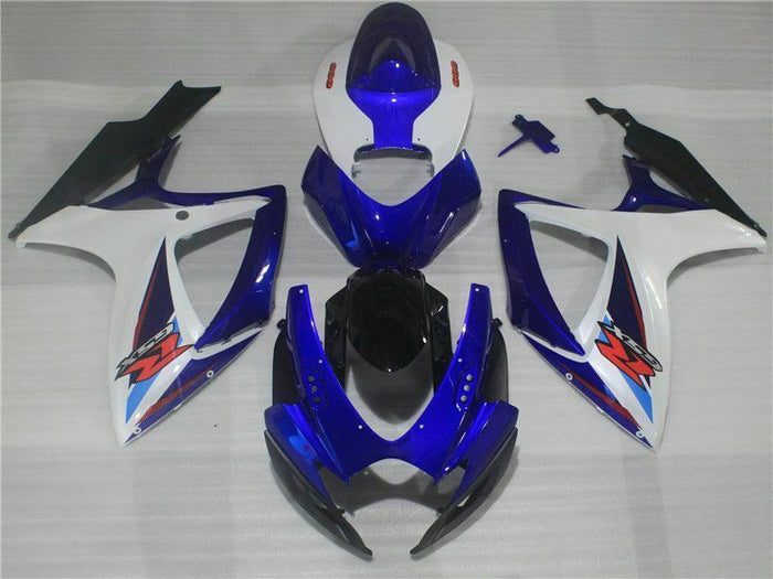 MSB Injection Mold Blue Fairing Kit Fit for  2006 2007 GSXR 600 750 v040