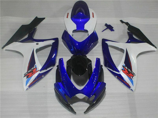 MSB Injection Mold Blue Fairing Kit Fit for  2006 2007 GSXR 600 750 v040