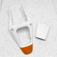 MSA Injection Orange White Plastic Fairing Fit for Honda 2003-2004 CBR600RR u075