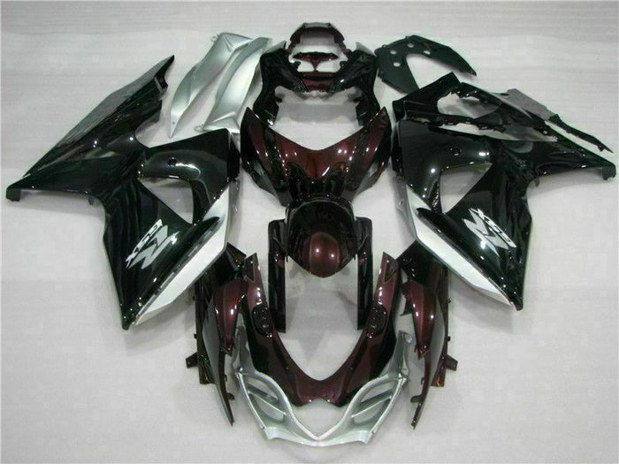 MS Injection Brown Black Fairing ABS Fit for  2009-2016 GSXR 1000 p012