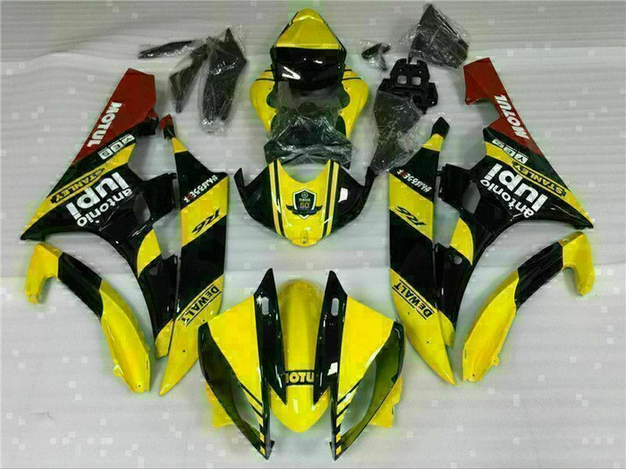 MS Injection Bodywork Yellow ABS Fairing Fit for Yamaha 2006-2007 YZF R6 g071