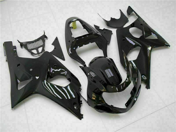 MS Injection Mold Glossy Black Fairing Fit for  2000-2002 GSXR 1000 q021
