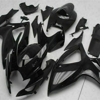 MSB Injection Black Plastic Fairing Fit for  2006 2007 GSXR 600 750 o0100