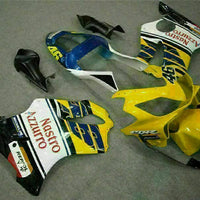 MS Yellow White Injection Fairing Kit Fit for Honda 2001-2003 CBR600 F4I u015