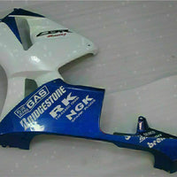 MSA Injection White Blue Fairing Fit for Honda 2005-2006 CBR600RR Plastic u057