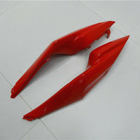 Fit for  2009-2012 ZX6R Plastic Red Black Injection Fairing ABS n0d-B