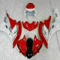 MS Injection Red White ABS Set Fairing Fit for Yamaha 2006-2007 YZF R6 g056