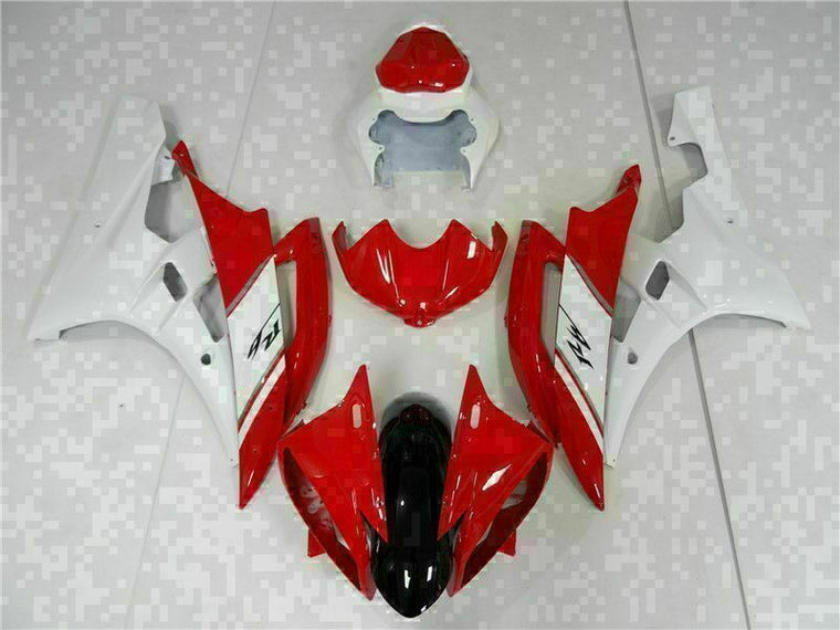 NT Fairing Fit for Yamaha 2006-2007 YZF-R6 G056- Red White | ABS Injection