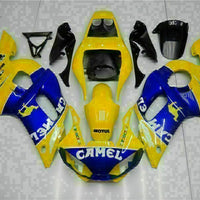 MS Injection Mold Yellow Blue Fairing Set Fit for Yamaha 1998-2002 YZF R6 g047