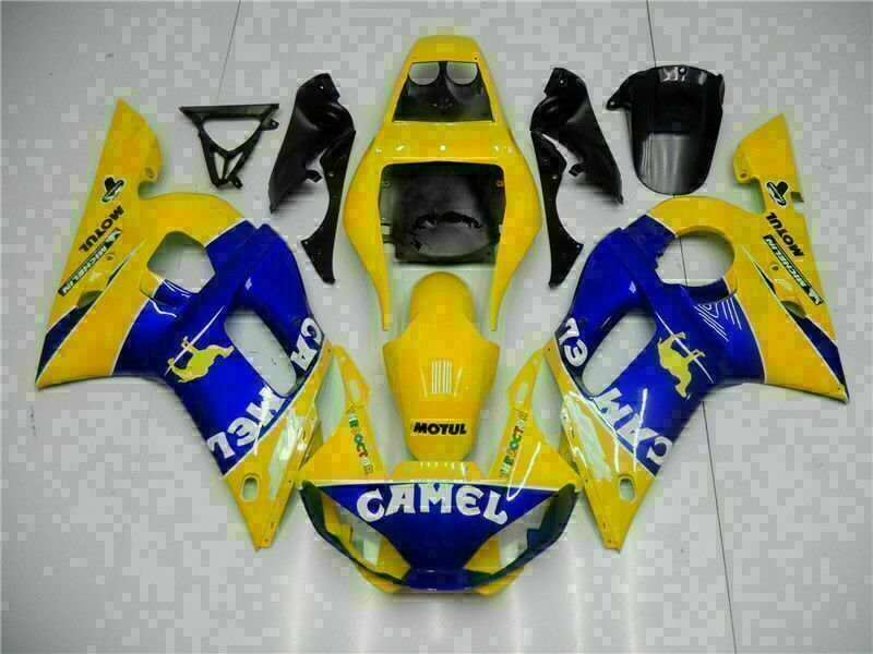 NT Fairing Fit for Yamaha 1998-2002 YZF-R6 G047- Yellow Blue | ABS Injection