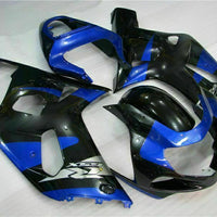 MSB Injection Mold Blue Black Fairing Fit for  2001-2003 GSXR 600 750 n004