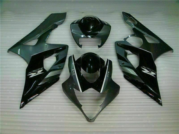 MS Injection ABS Kit Silver Black Fairing Fit for  2005-2006 GSXR1000 q002