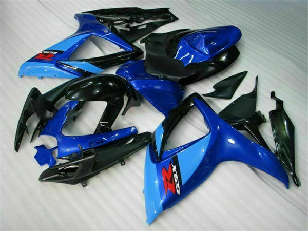 MSB Injection Mold Blue Fairing Kit Fit for  2006 2007 GSXR 600 750 n045