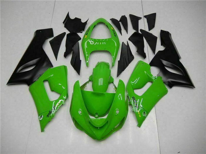 Fit for  Ninja 2005-2006 ZX6R 636 Green New Injection Fairing Kit l006-T