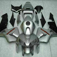 MSA Injection Silver Fairing Fit for Honda 2005-2006 CBR600RR Set Bodywork u090