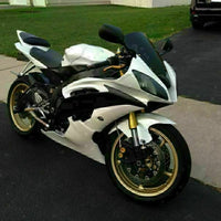 MS Injection Bodywork White Black Fairing Fit for Yamaha 2008-2016 YZF R6 g060