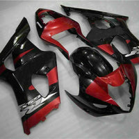 MS Injection Plastic Red Black Fairing Fit for  2003-2004 GSXR 1000 q046