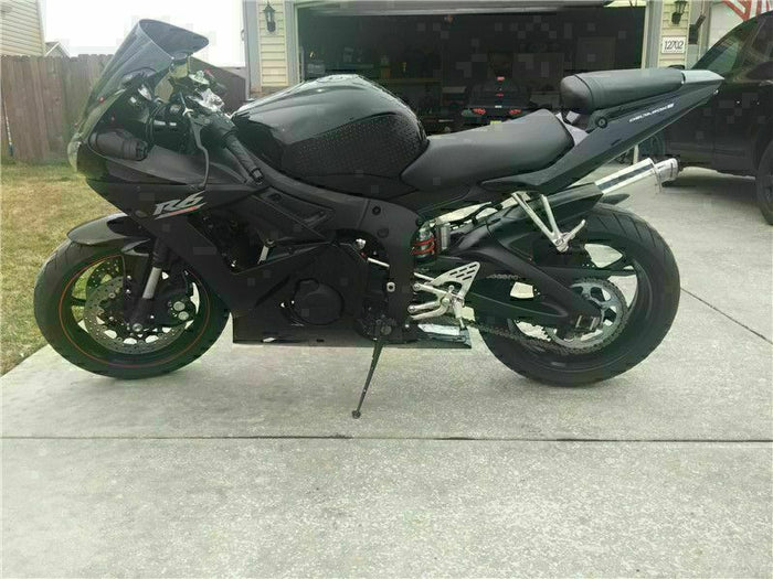 MS Injection Black Fairing ABS Kit Fit for Yamaha YZF 2003-2005 R6 & 06-09 R6S j006
