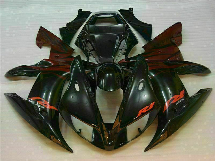 MSB Injection Mold Kit Black ABS Fairing Fit for Yamaha 2002-2003 YZF R1 g001-01