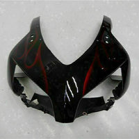 MS Injection Red Flame Black Fairing Kit Fit for Honda2004-2005 CBR1000RR u0124