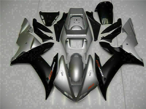 MSB Injection Mold Kit Black ABS Fairing Fit for Yamaha 2002-2003 YZF R1 j003-01