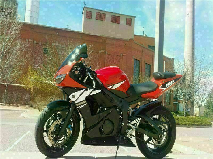 MS Injection Red Black Fairing Fit for Yamaha YZF 2003-2005 R6 & 06-09 R6S g001
