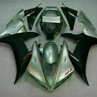 MSB Injection Mold Kit Silvery Fairing Fit for Yamaha 2002-2003 YZF R1 j003-02