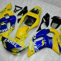 MS Injection Mold Yellow Blue Fairing Set Fit for Yamaha 1998-2002 YZF R6 g047