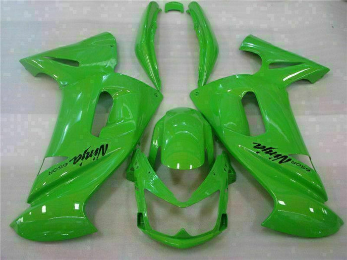 MSA Fit for  Ninja 650R 2006-2008 ER6F ABS Green Fairing Plastics t005