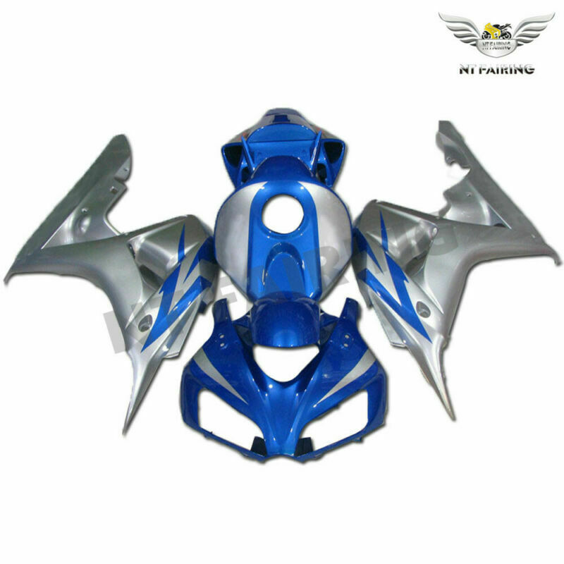 NT Fairing Fit for Honda 2006-2007 CBR1000RR U086- Blue Silver | ABS Injection